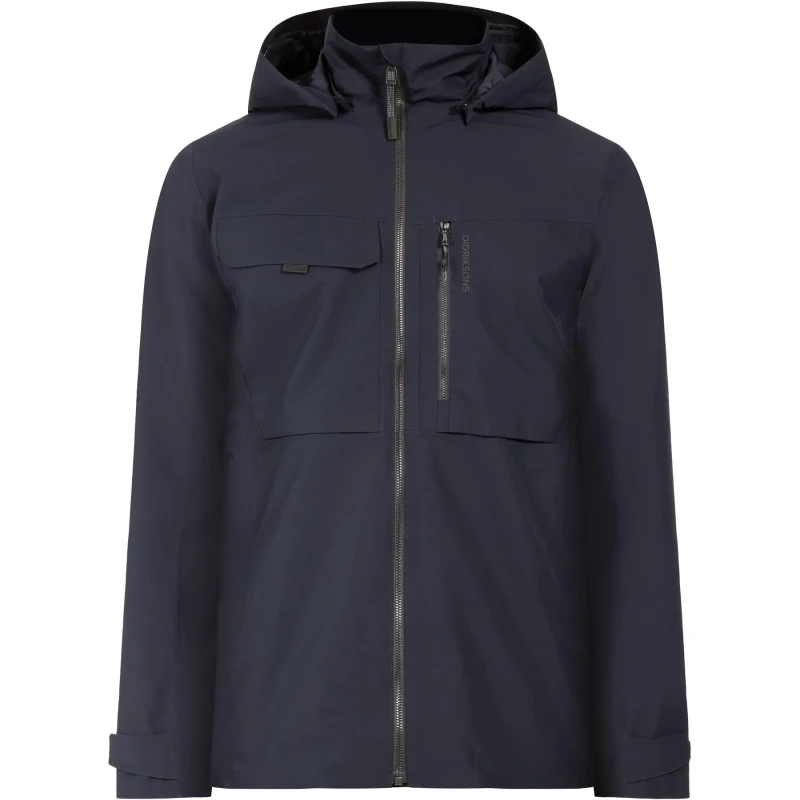 Image of Waterproof jacket Didriksons Aston Bleu Unisex M