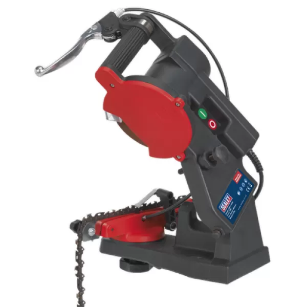 Image of Genuine SEALEY SMS2002C Chainsaw Blade Sharpener - Quick Locating 85W
