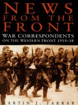 Image of News from the Front by Martin J Farrar Hardback