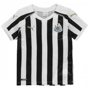 image of Puma Newcastle United Home Shirt 2018 2019 Junior - Black/White