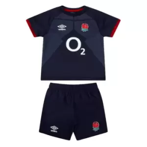 image of 2023-2024 England Rugby Alternate Replica Infant Kit