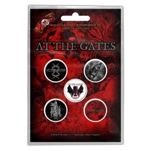 image of At The Gates - Drink From Night Itself Button Badge Pack