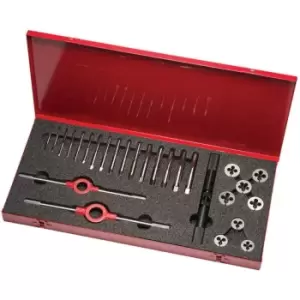 image of L120 HS-10M 29-PC HSS Straight Flute Tap & Die Set