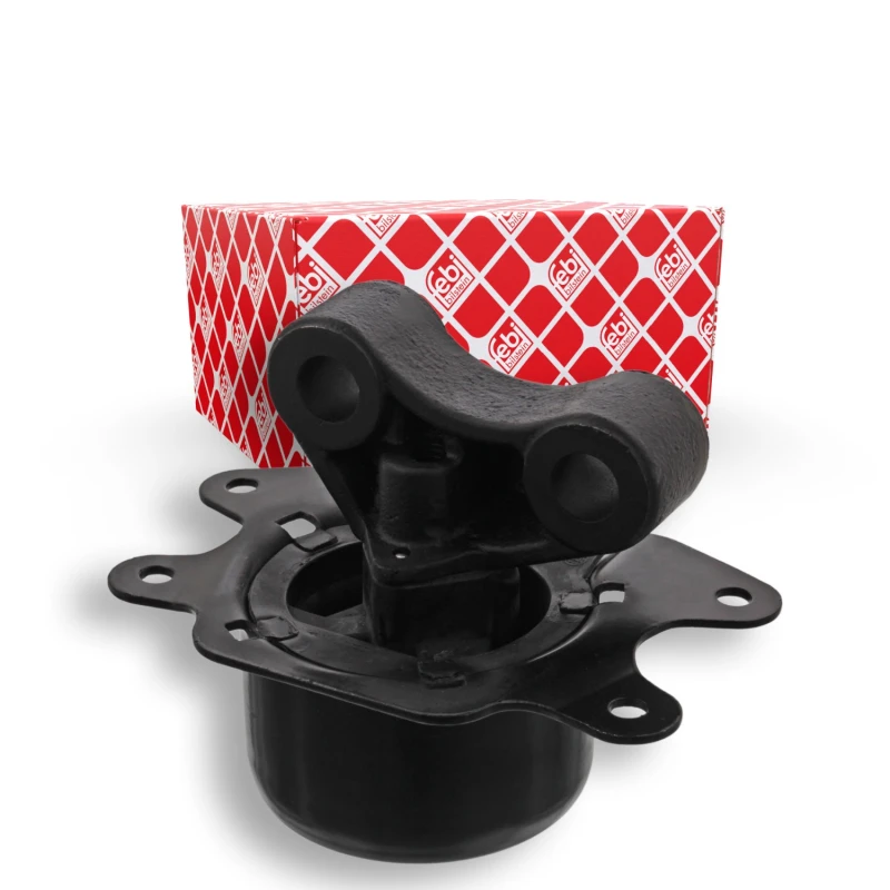 Image of FEBI BILSTEIN 46570 Engine mount Left, Hydro Mount Elastomer Engine Mounting (247)