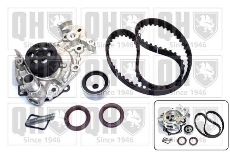 Image of QUINTON HAZELL Water pump and timing belt kit QUINTON HAZELL QBPK2391