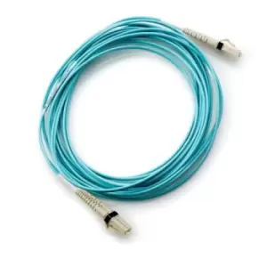 Image of HP Enterprise AJ834A fibre optic cable 1m LC Blue