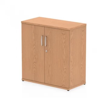 Image of Trexus Office Low Cupboard 800x400x800mm 1 Shelves Oak Ref I000904
