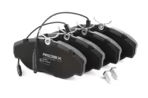 Image of RIDEX Brake pad set FIAT,PEUGEOT,CITROEN 402B0453 1611458080,425117,425451 71752980,71770972,77362212,9945788,425116,425451,E172031