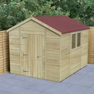 image of Forest Garden Timberdale 10 x 8ft Apex Shed with Base