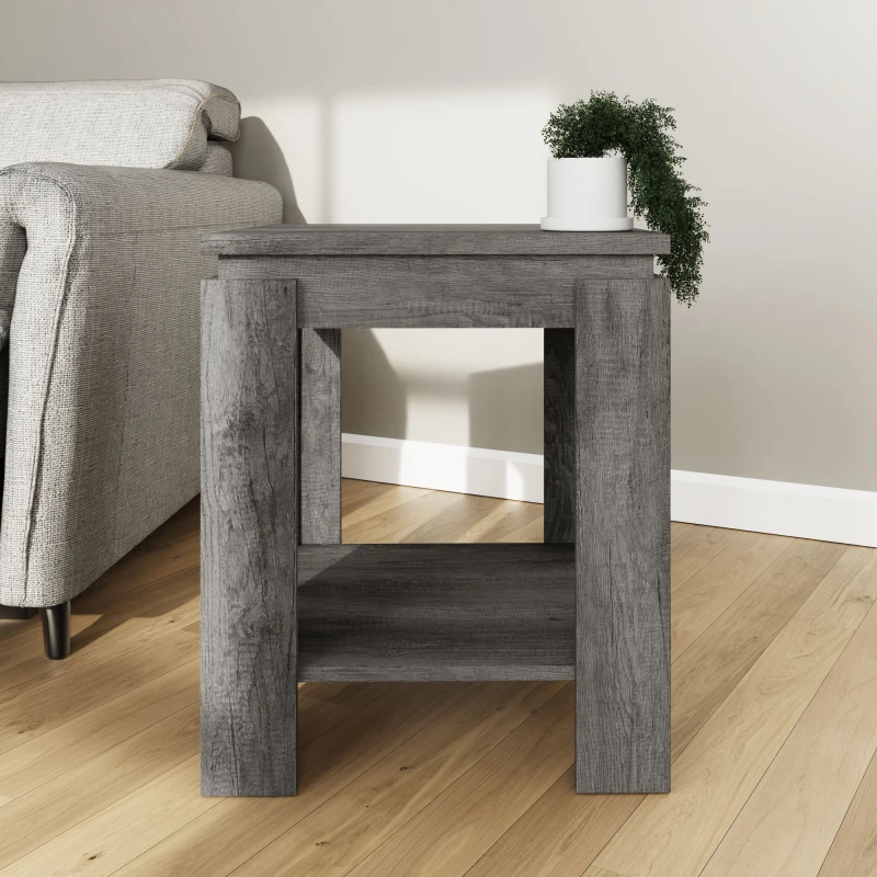 Image of GFW Canyon Charcoal Grey Lamp Table