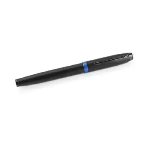 Image of Parker IM 2172860 Marine Blue Vibrant Rings Rollerball Pen - A23117
