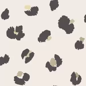 image of Holden Decor Large Leopard Spot Cream Wallpaper - 10.05m x 53cm