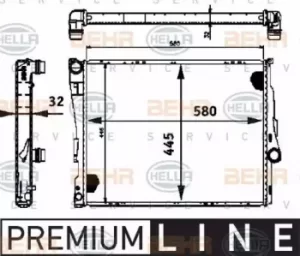 Image of Radiator Heat Exchanger 8MK376716-261 by BEHR