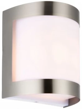Image of Wickes Dundee Brushed Chrome Wall Light - 60W
