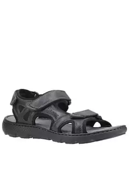 Image of Hush Puppies Hush Puppie Carter Sandal, Black, Size 11, Men