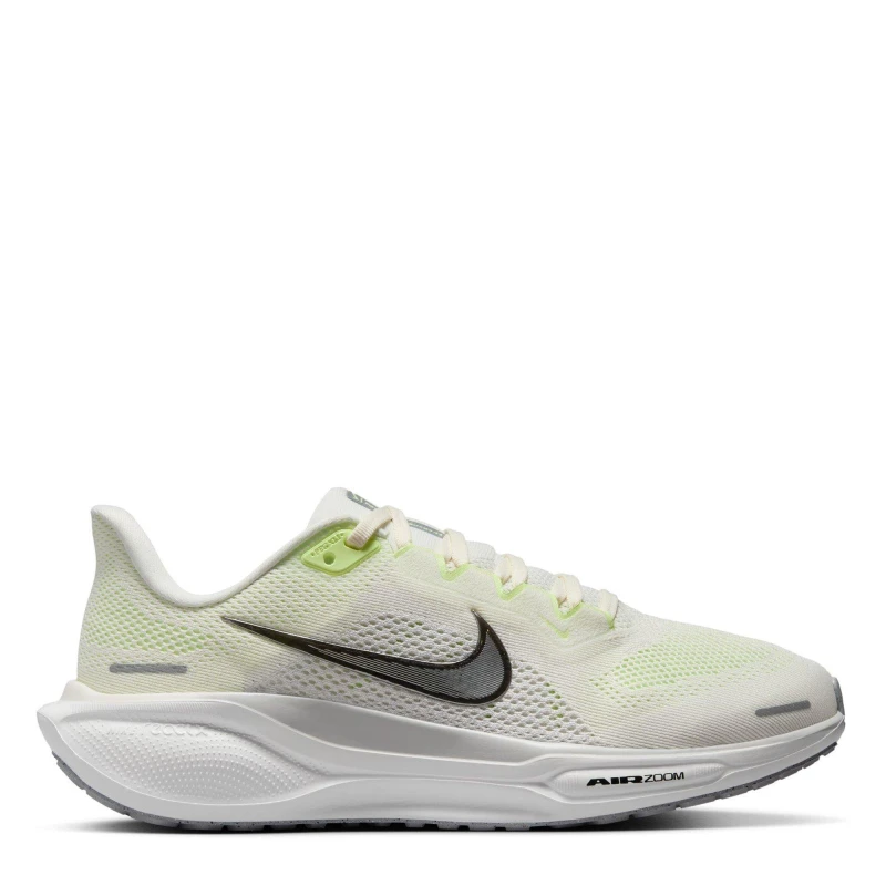 Image of Nike Pegasus 41 Womens Running Shoes Sail/Mtl Silv female 4 (37.5)