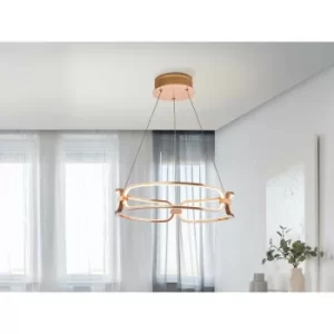 image of Schuller Colette Small Modern Stylish Dimmable LED Designer Pendant Light Chrome with Remote Control