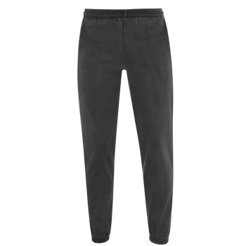 Image of Fabric Unisex Washed Jog Pants - Grey