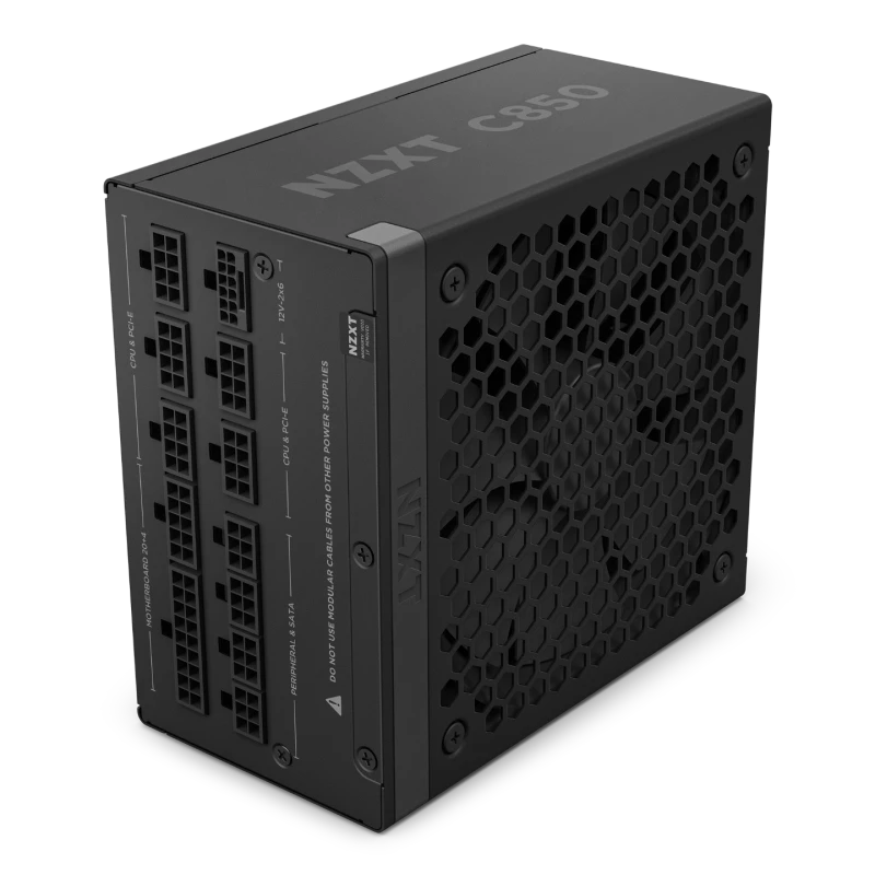 Image of NZXT C850 Fully Modular Cybernetics A- 80 Plus Gold ATX 3.1 Black PSU - PA-8G2BB-UK