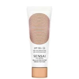 Image of SENSAI Silky Bronze Sun Care Cellular Protective Cream For Face SPF50+ 50ml