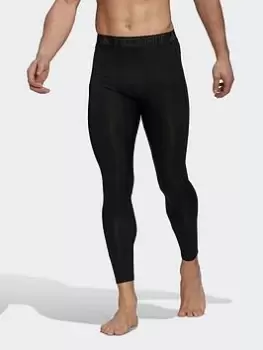 Image of adidas Techfit Aeroready Training Long Tights - Black, Size XS, Men