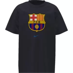 Image of Nike FC Barcelona T-Shirt Junior Boys - Blue