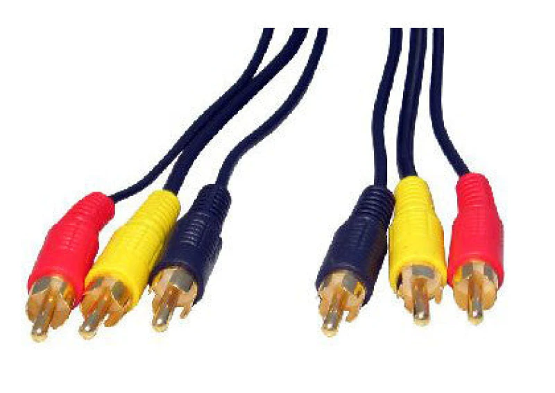 Image of Cables Direct Cables Direct 2RR3-01 audio cable 1.2 m 3 x RCA Multicolour 2RR3-01