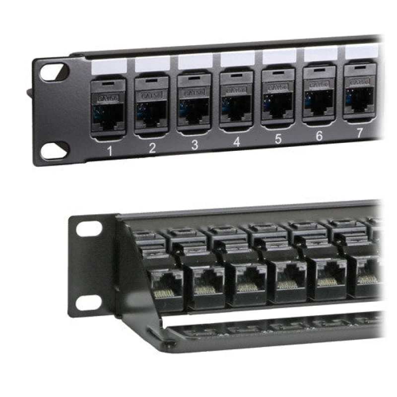 Image of Cablenet Cablenet 24 Port Cat5e UTP 1u Coupler Panel 72-3385