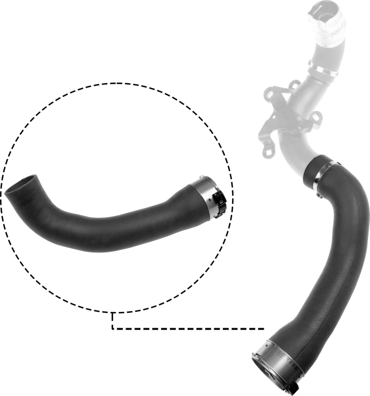 Image of GATES Charger intake hose GATES 09-1034
