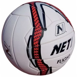 Image of NET1 Flight Netball White Grey and Red 4