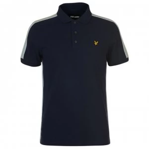 Lyle and Scott Taped Polo Shirt - Navy Z99