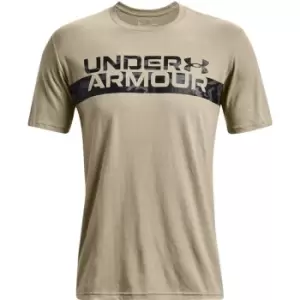 image of Under Armour Armour Camo Stripe T-Shirt Mens - Grey