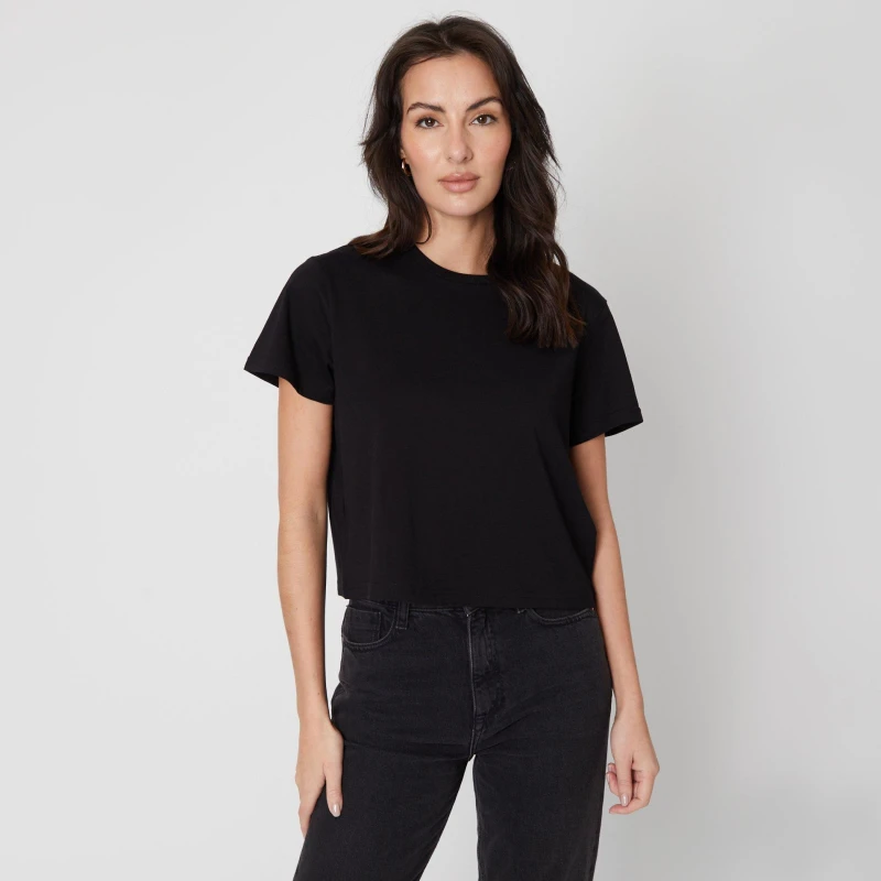 Image of Be You Boxy T-Shirt - Black 8