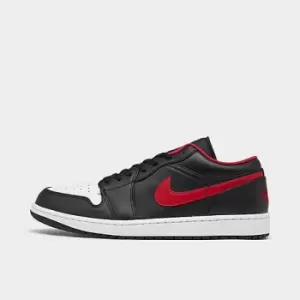 Image of Jordan Air Jordan 1 Low, Black/Fire Red-White, size: 9, Male, Trainers, 553558-063
