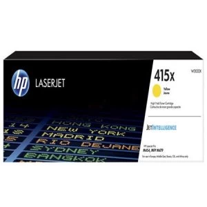 Image of HP 415X Yellow Laser Toner Ink Cartridge