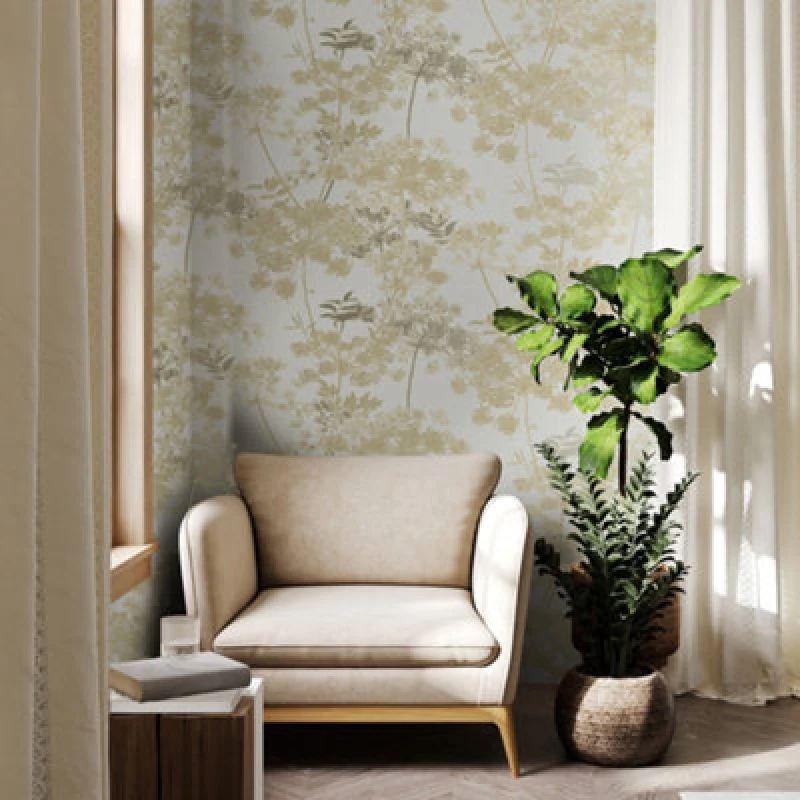 Image of Superfresco Meadow Cream Floral Wallpaper