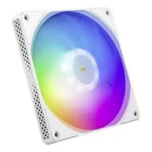 Image of Jonsbo Jonsbo HF1415 Slim PWM Luefter, ARGB, 140mm - weiß PC fan White (W x H x D) 140 x 15 x 140 mm