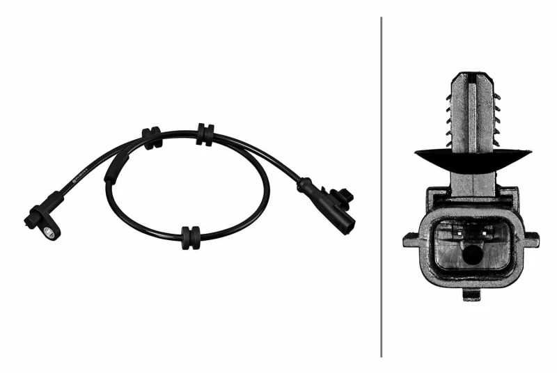 Image of HELLA ABS sensor HELLA 6PU 358 218-191