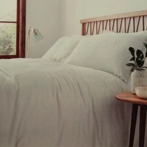 Image of Linea Linea Flannel Fitted Sheet - Cream