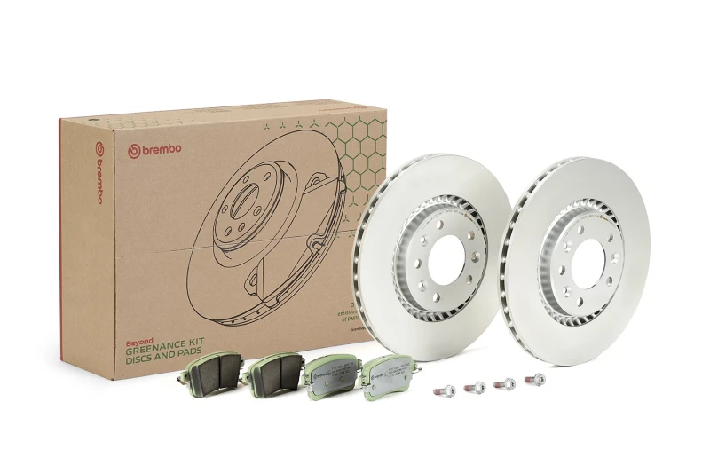 Image of BREMBO Brake discs and pads set BREMBO KT 10 051