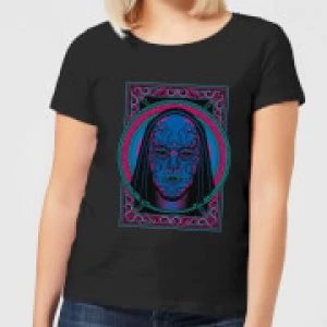 Image of Harry Potter Death Mask Womens T-Shirt - Black