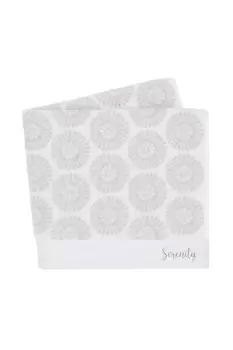 image of Serenity Floral Petal' Cotton Towels