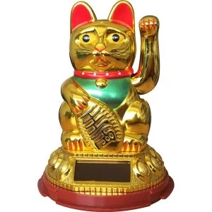 Image of Maneki Neko Golden Lucky Waving Cat