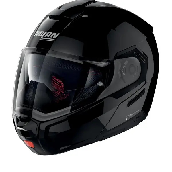 Image of Nolan N90-3 Classic 3 Glossy Black ECE 22.06 Modular Helmet Size M