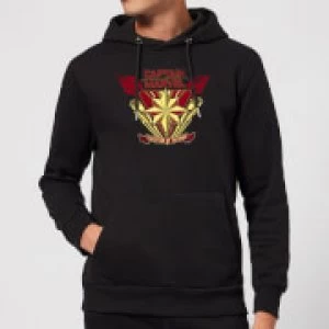 Image of Captain Marvel Protector Of The Skies Hoodie - Black