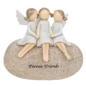 Image of Angel Stones Triple Forever Friends Ornament