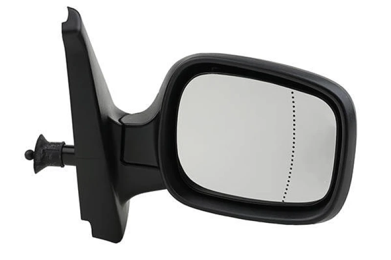 Image of JOHNS 60 61 38-5 Wing mirror Right, black, Aspherical Outside Mirror (50)