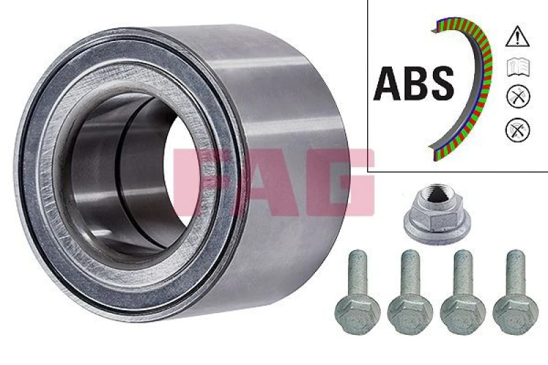 Image of Wheel bearing kit FAG 713 6123 10