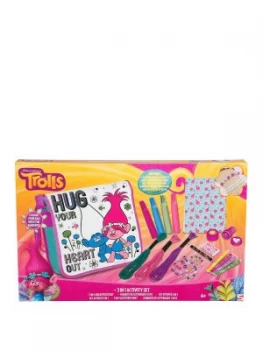 Image of Dreamworks Trolls Trolls 3 In 1 Activity Set