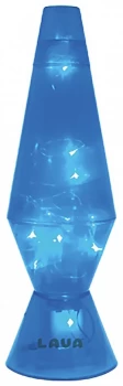 Image of Blue LED Twinkle Lava Lamp.